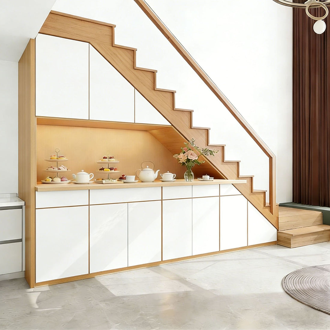 Prix d’un meuble sous escalier sur mesure : ce qui le fait varier
